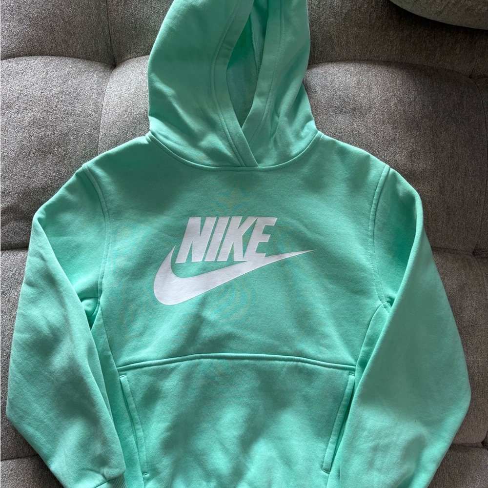 Nike Light Green Pullover Hoodie